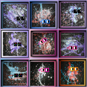 Peace glasses & black filters